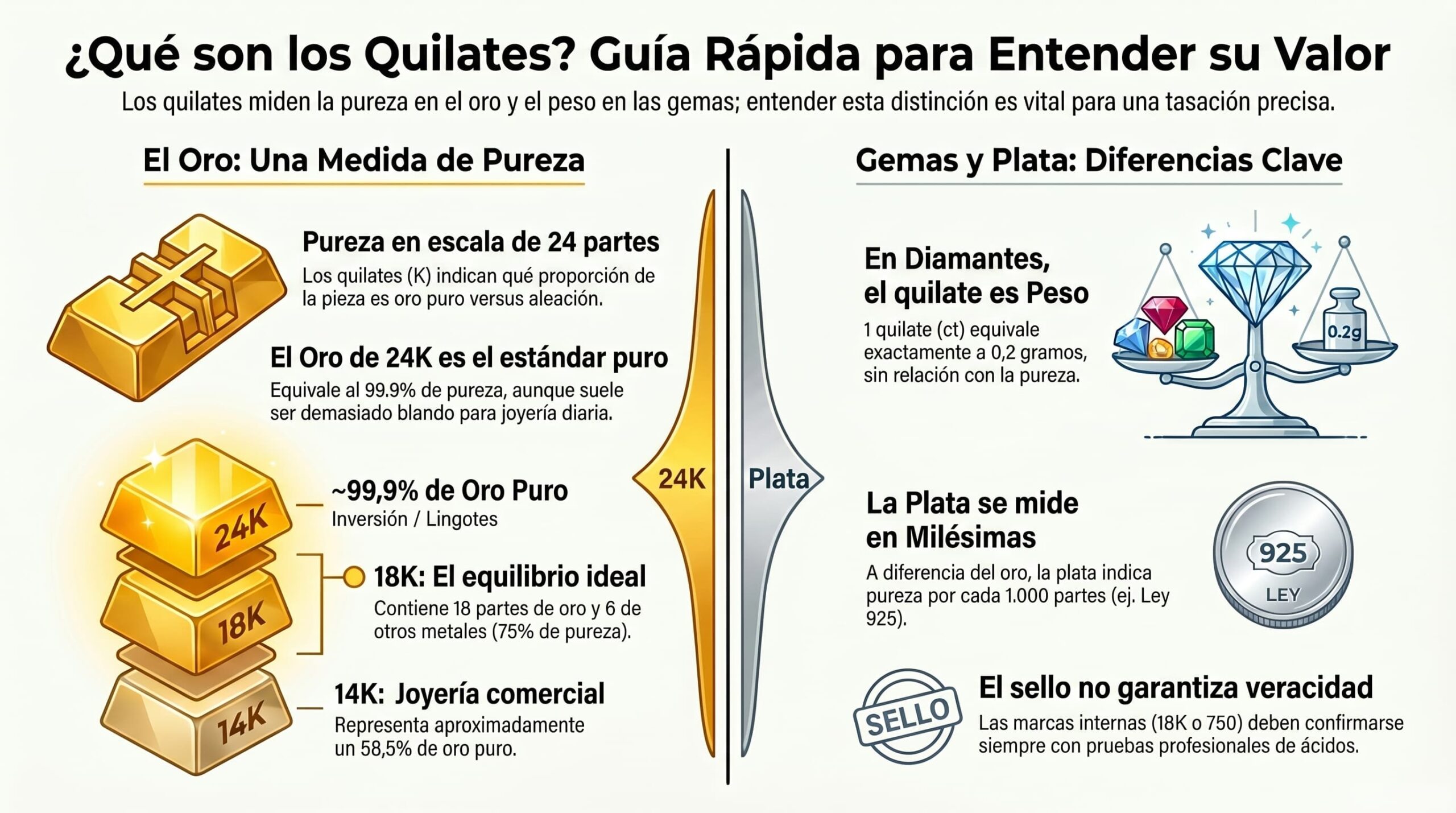 Conoce los quilates
